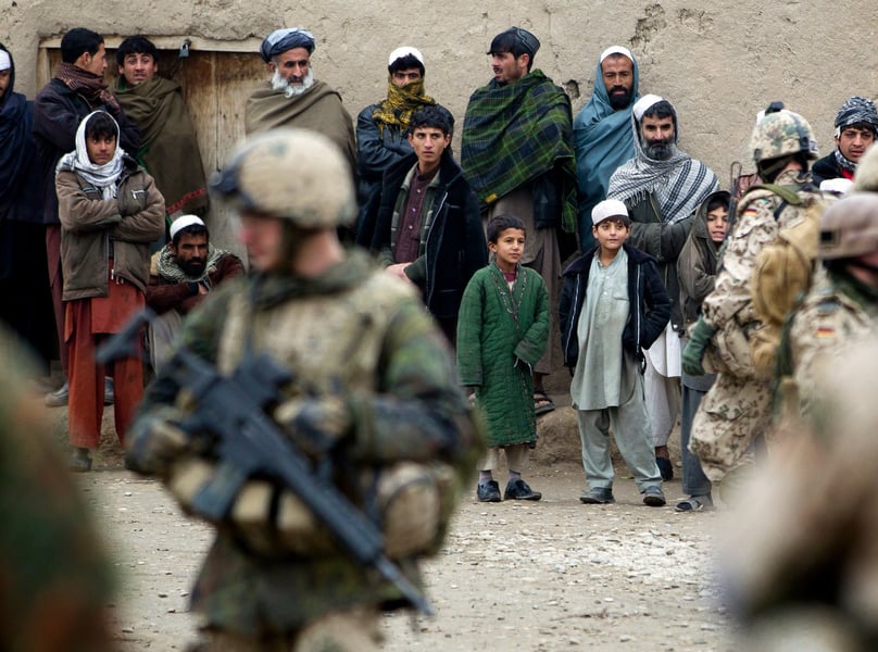 US troops in Afghanistan after 9/11, a conflict that inadvertently boosted Iran's regional influence