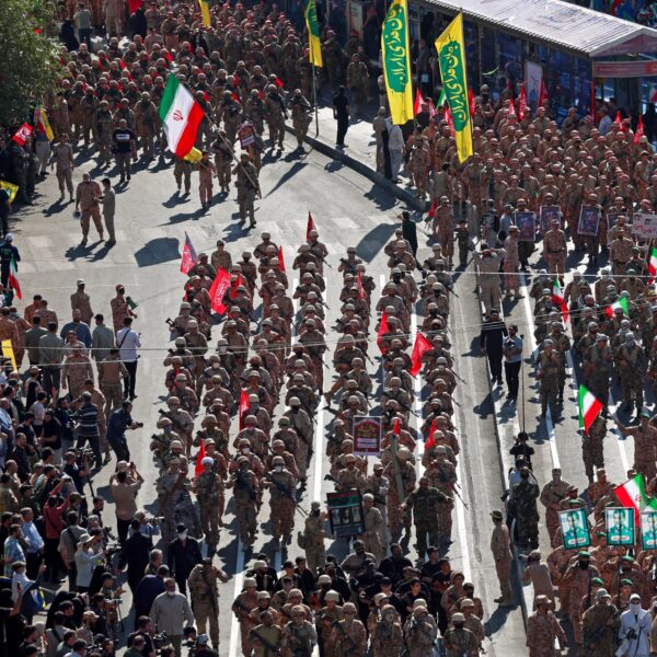 Hundreds of thousands gather at Iran's Janfada rally in Tehran, September 18, 2026