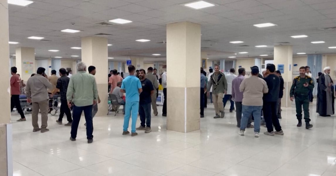 Wounded civilians from US airstrike on Sirik, Hormozgan province, Iran, September 2026