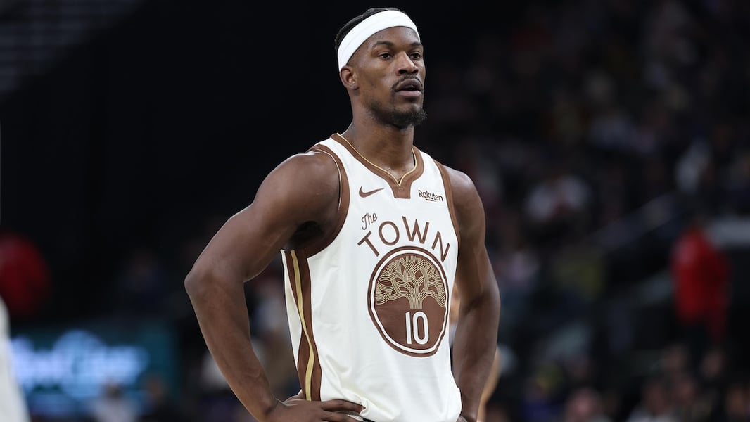 Jimmy Butler speaking about his future with the Golden State Warriors June 2026
