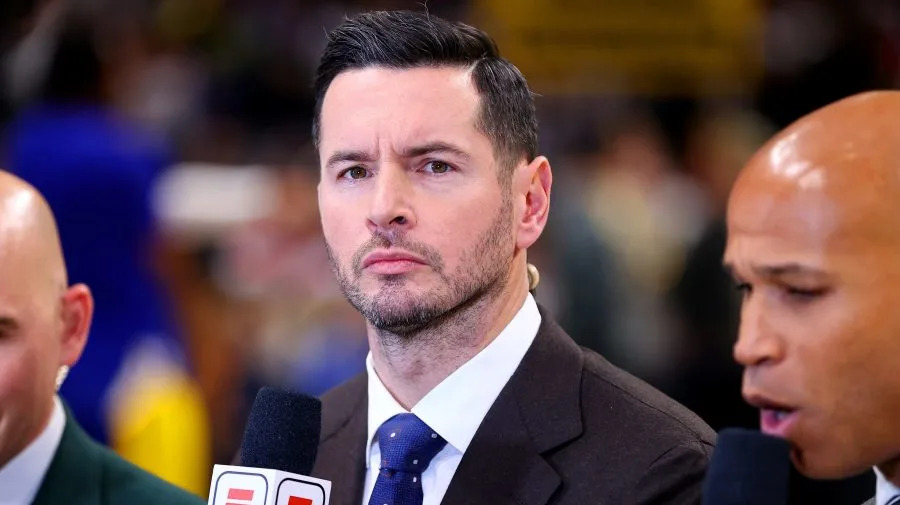 JJ Redick speaking to Roanoke County students at Summit Sportsplex in September 2026