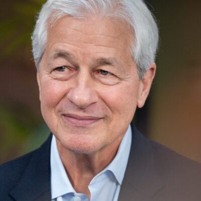 JPMorgan Chase CEO Jamie Dimon as the bank's stock falls on September 10 amid rising Treasury yields and Iran war inflation pressure