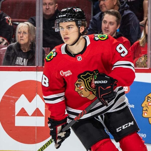 Juraj Slafkovsky of the Montreal Canadiens ahead of the CBA eight-year extension deadline