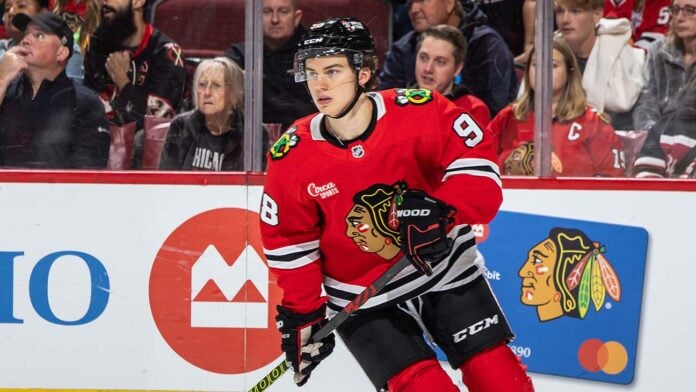 Juraj Slafkovsky of the Montreal Canadiens ahead of the CBA eight-year extension deadline