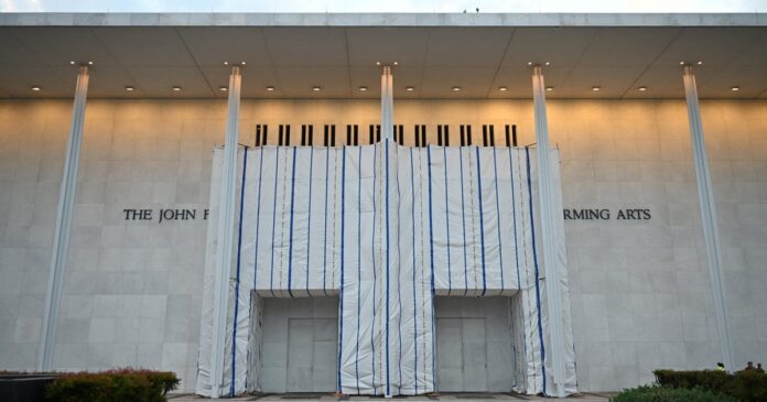 The Kennedy Center in Washington D.C. where Trump administration threatened demolition if renovation terms are not accepted