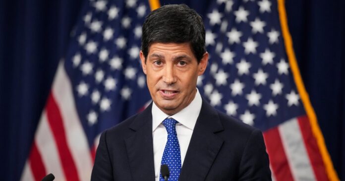Federal Reserve Chair Kevin Warsh at press conference after FOMC voted to raise interest rates September 2026