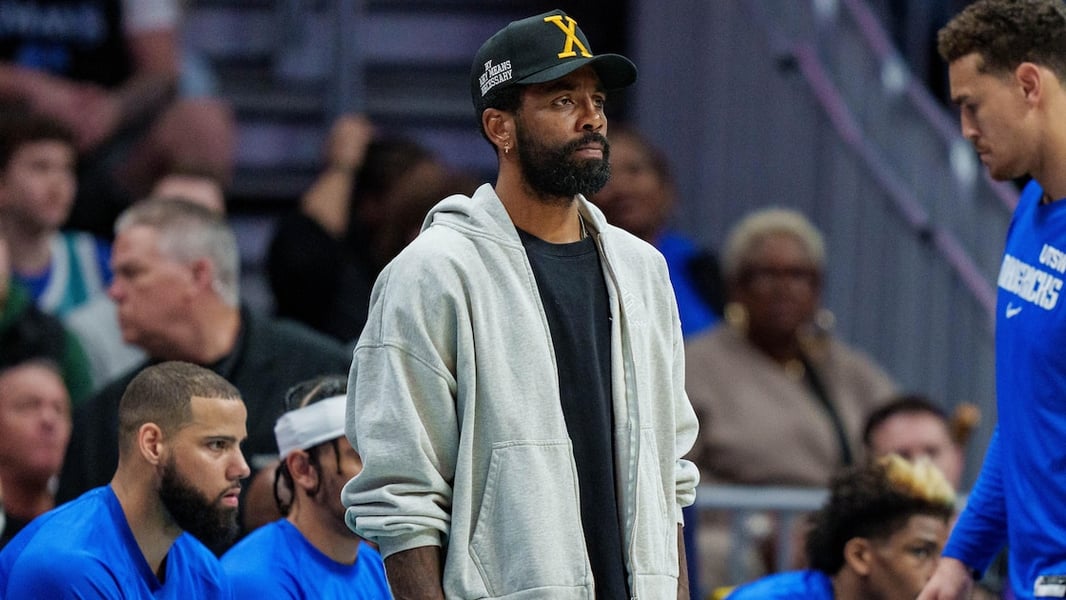 Kyrie Irving training with the Dallas Mavericks ahead of his return from ACL injury