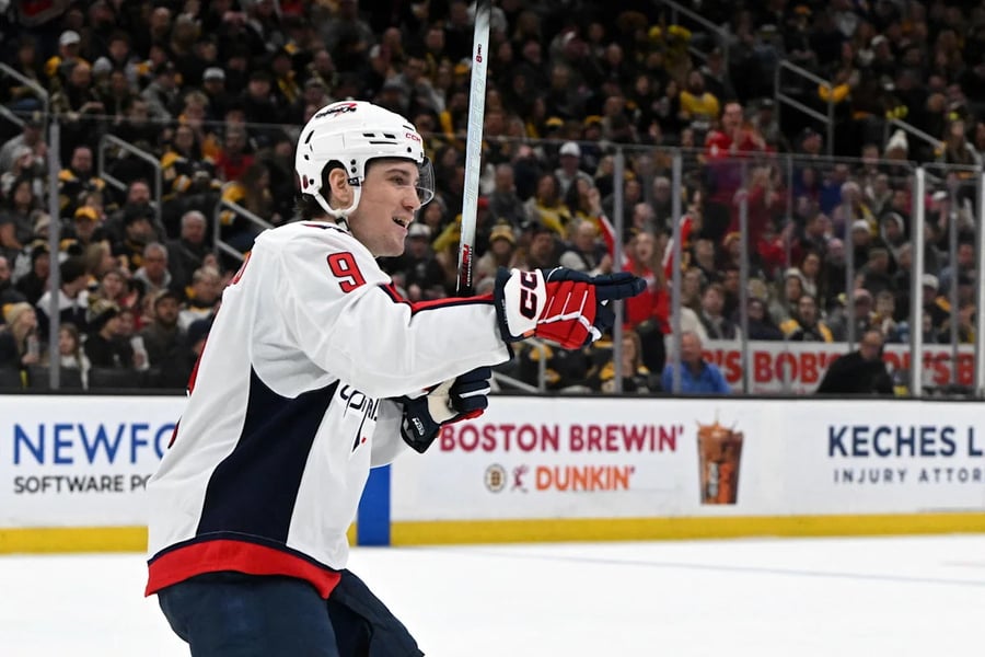 Ryan Leonard at Washington Capitals training camp ahead of the CBA extension deadline