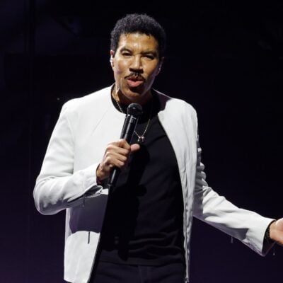 Lionel Richie performing on stage during the Sing a Song All Night Long Tour