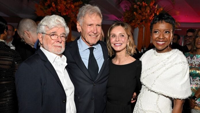 George Lucas at the opening night gala of the Lucas Museum of Narrative Art in Los Angeles, September 2026
