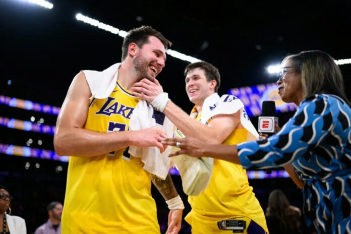 Luka Doncic and Los Angeles Lakers players during four-day minicamp in Ljubljana, Slovenia August 2026