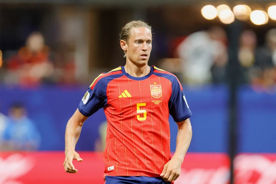 Marcos Llorente in action for Atletico Madrid during the 2026 La Liga season