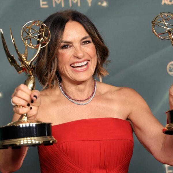 Mariska Hargitay at the 78th Emmy Awards as host, 2026