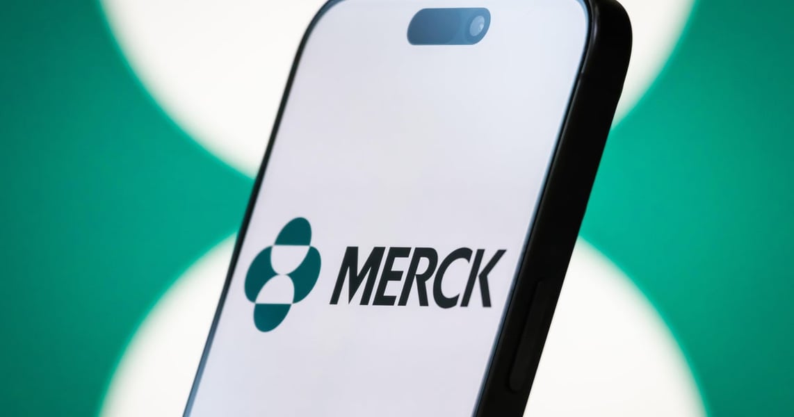 Merck pharmaceutical drug manufacturing plant exterior