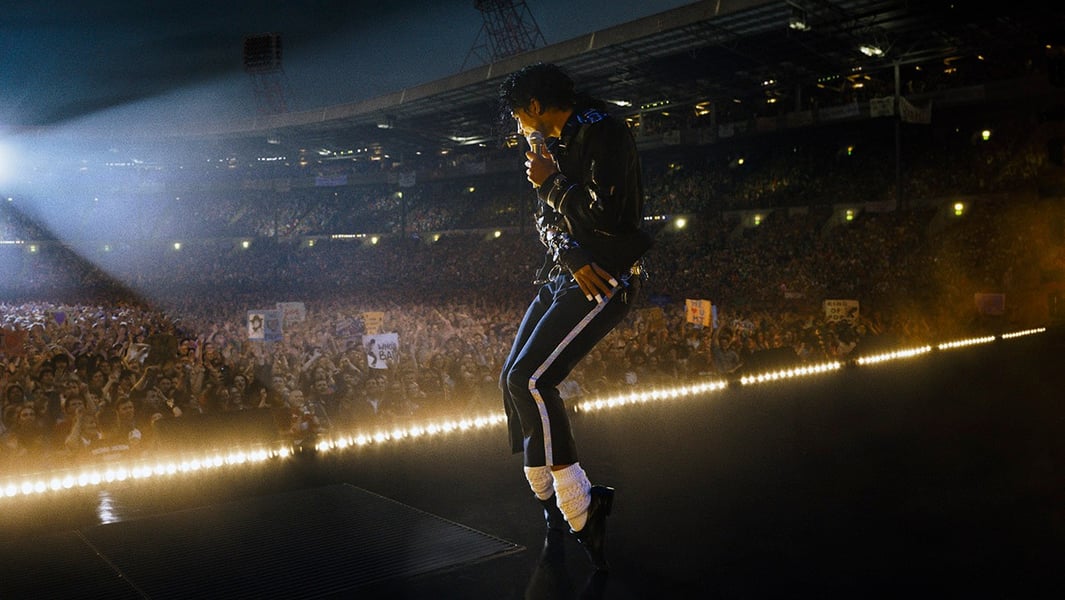 Jaafar Jackson as Michael Jackson in the record-breaking biopic Michael, highest-grossing biopic ever