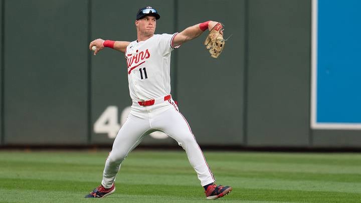Minnesota Twins celebration after 11-1 win over Detroit Tigers August 2026