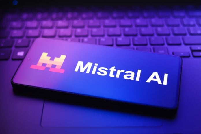 Mistral AI CEO Arthur Mensch at the company's Paris headquarters at the time of the September 2026 funding announcement