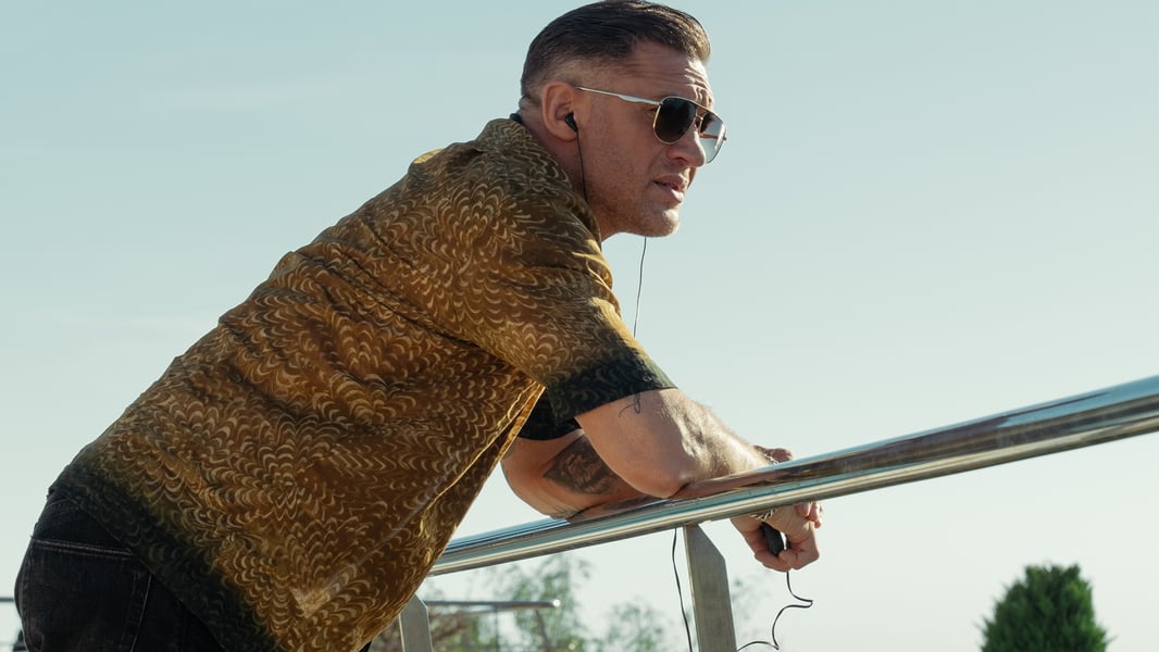 Tom Hardy as Harry Da Souza in MobLand Season 2 on Paramount Plus
