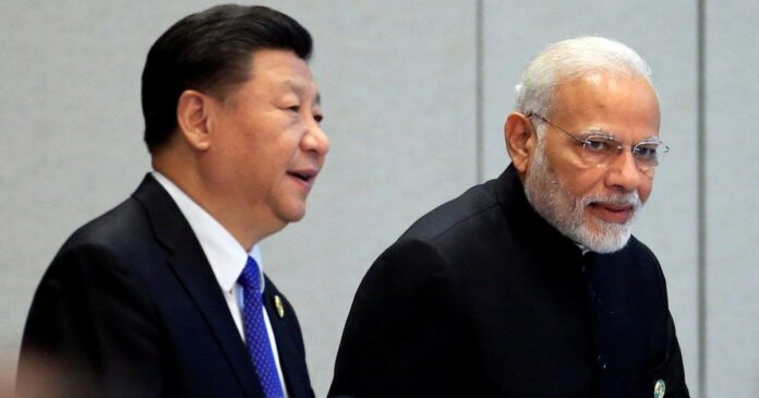 Indian Prime Minister Narendra Modi meets Chinese President Xi Jinping at BRICS Summit in New Delhi September 2026