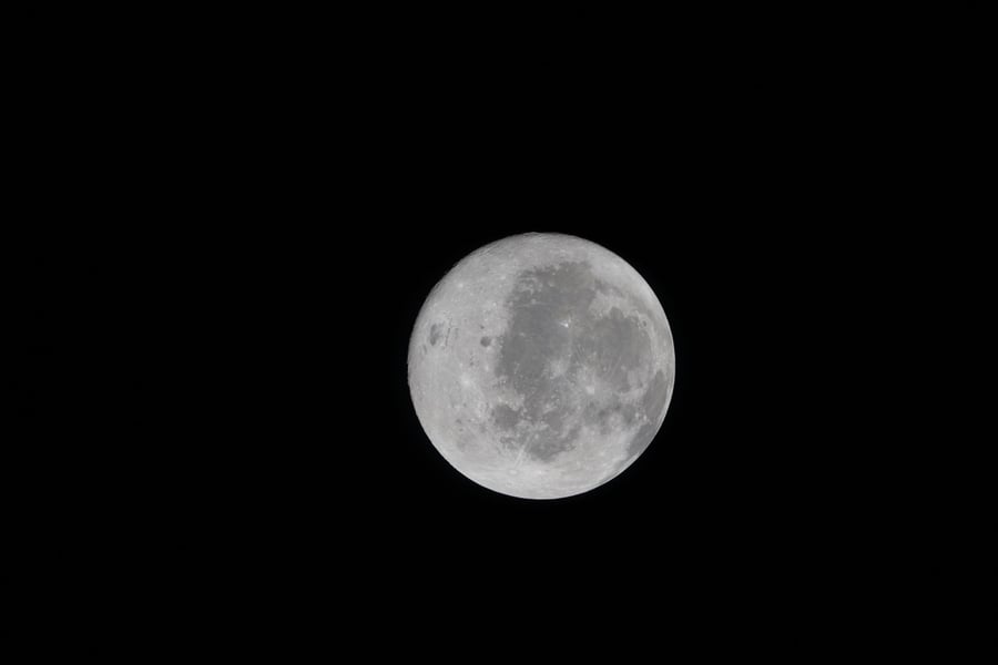 Near side of the Moon photographed by NASA Artemis II crew, April 2026