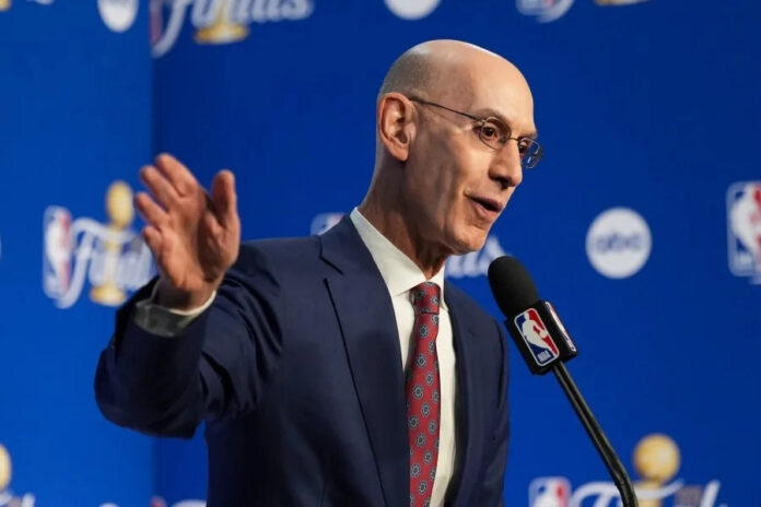 NBA Commissioner Adam Silver at the Board of Governors meeting discussing Las Vegas and Seattle expansion