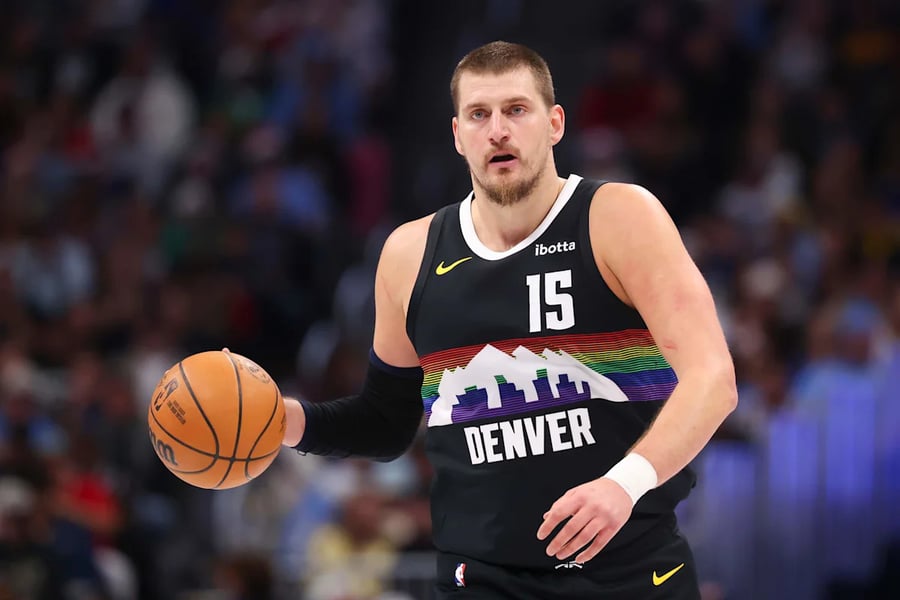 Nikola Jokic of the Denver Nuggets ahead of the 2026-27 NBA training camp