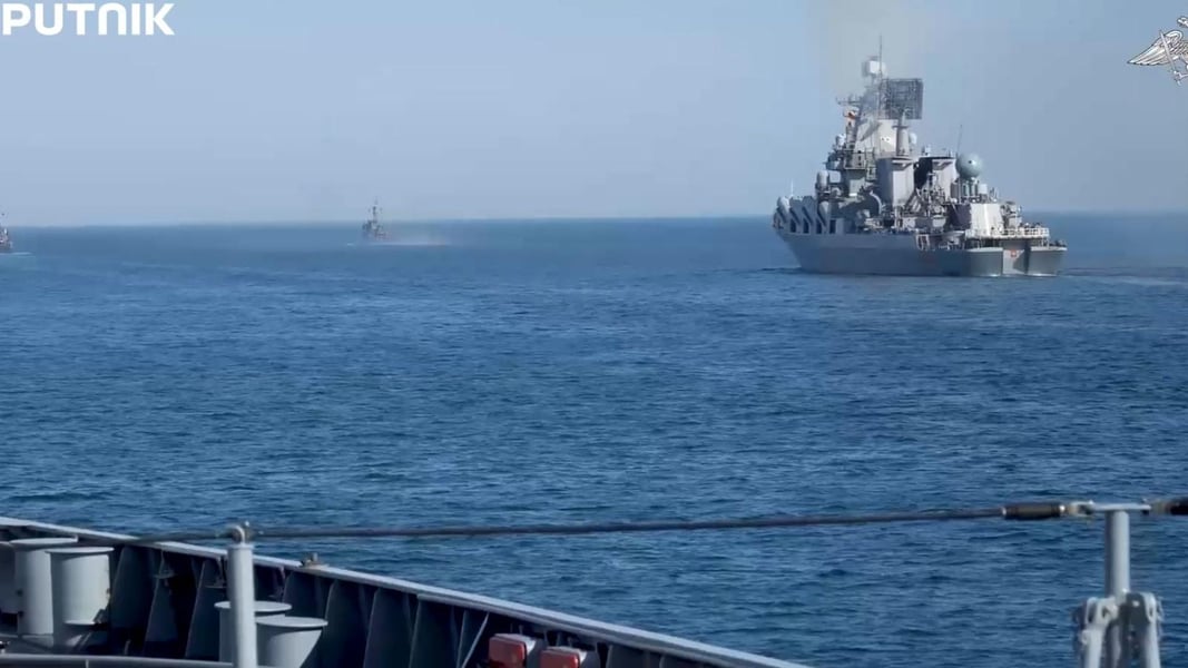 Russian Northern Fleet forces during exercises in the Barents Sea near Murmansk, August 2026