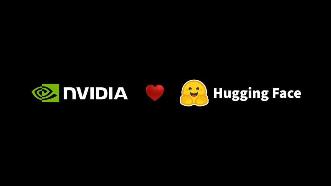Nvidia and Hugging Face partnership announcement graphic for $12.93 billion acquisition
