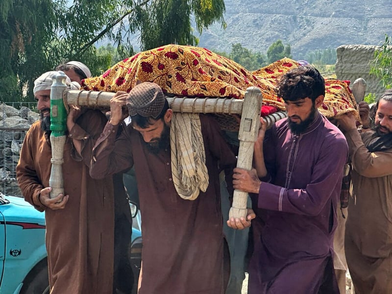 Aftermath of Pakistani airstrikes in Kunar province, Afghanistan, September 21 2026
