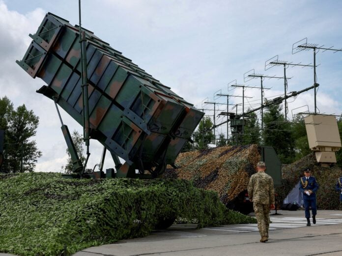 Patriot air defense missile systems supplied to Ukraine