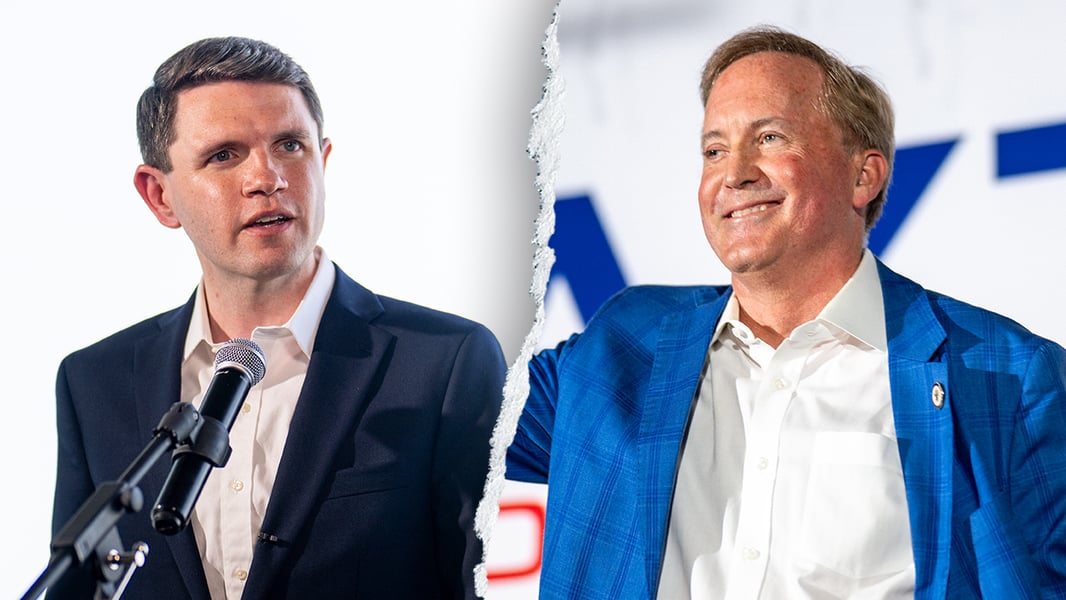 Ken Paxton and James Talarico face off in the 2026 Texas Senate race