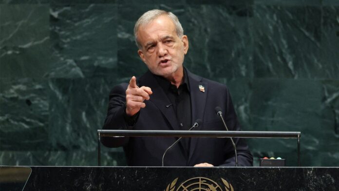 Masoud Pezeshkian delivers Iran UNGA address New York September 2026
