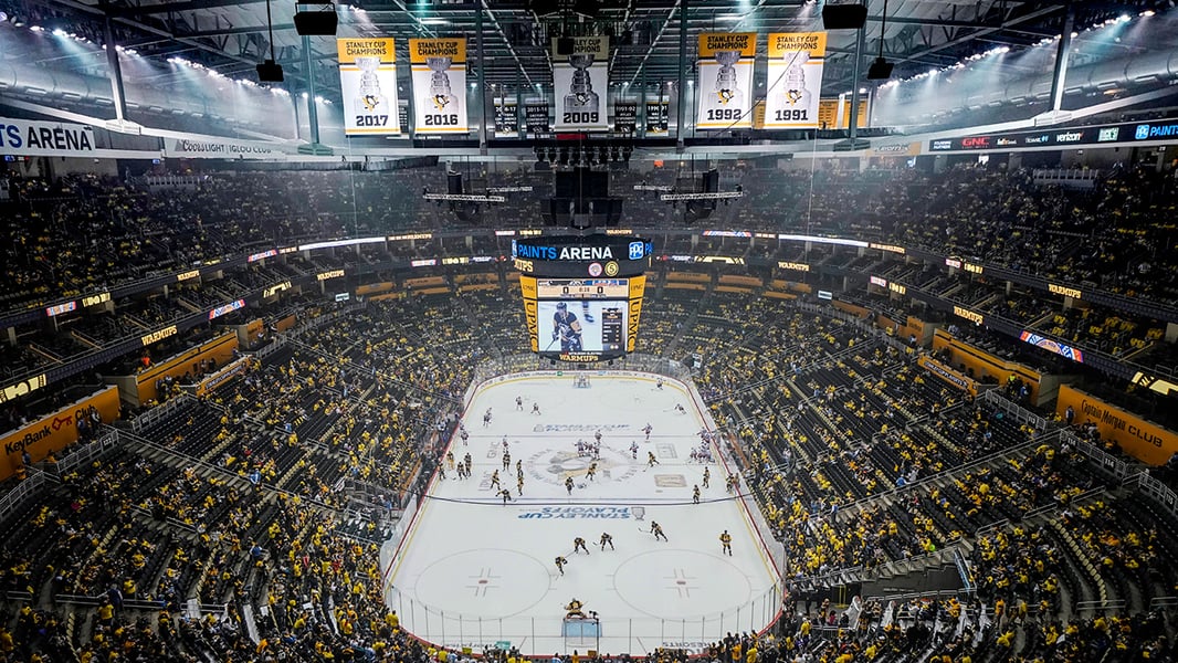 PPG Paints Arena, home of the Pittsburgh Penguins