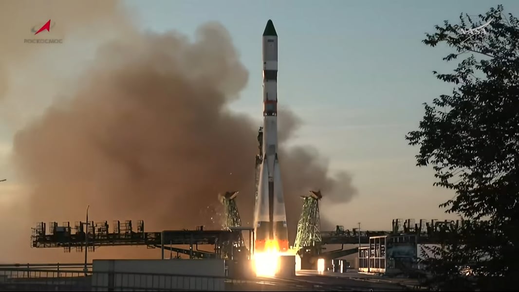 Progress MS-35 cargo spacecraft en route to the International Space Station after launch from Baikonur on September 16 2026
