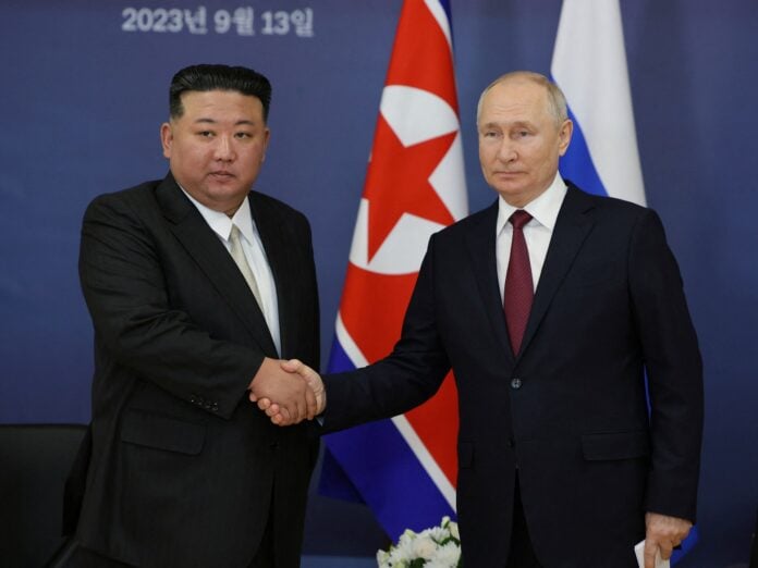 Vladimir Putin and Kim Jong Un file photo amid Russia's new invitation for a visit