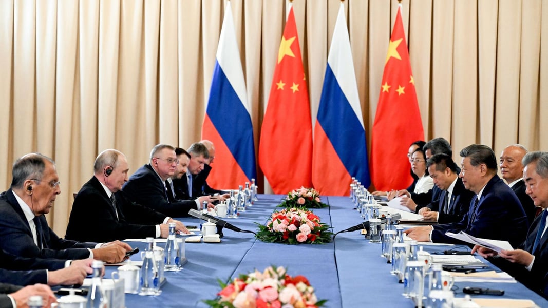 Vladimir Putin and Xi Jinping at bilateral meeting SCO summit Bishkek Kyrgyzstan August 31 2026