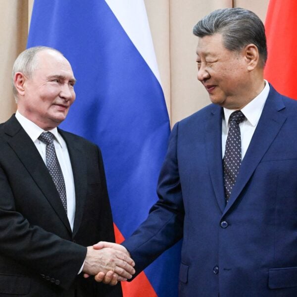 Vladimir Putin and Xi Jinping meet at the Shanghai Cooperation Organisation summit