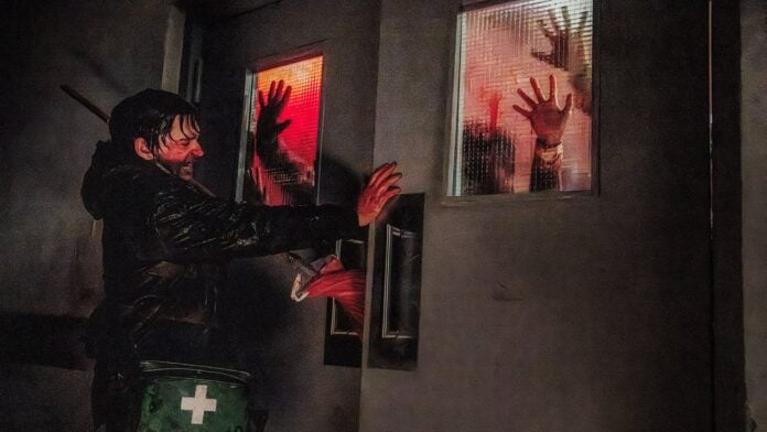 Austin Abrams as Bryan in Resident Evil 2026 directed by Zach Cregger for Sony Pictures