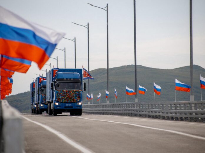 Russia and North Korea's first road bridge across the Tumen River opened September 7 2026
