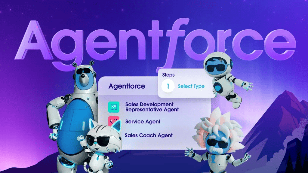 Salesforce Agentforce agentic AI platform for enterprise customer service sales and workflows