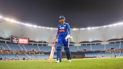 Smriti Mandhana batting during India Women Asia Cup 2026 semi-final
