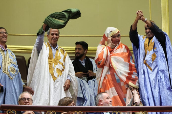 Sahrawi people in Western Sahara following Spain's historic citizenship vote in September 2026