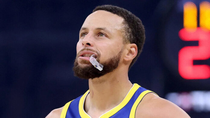 Stephen Curry walking with a noticeable limp during his Li-Ning Wide Open China tour in September 2026