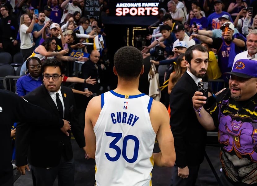 Stephen Curry at a Li-Ning event in Beijing during his Wide Open China tour, September 2026