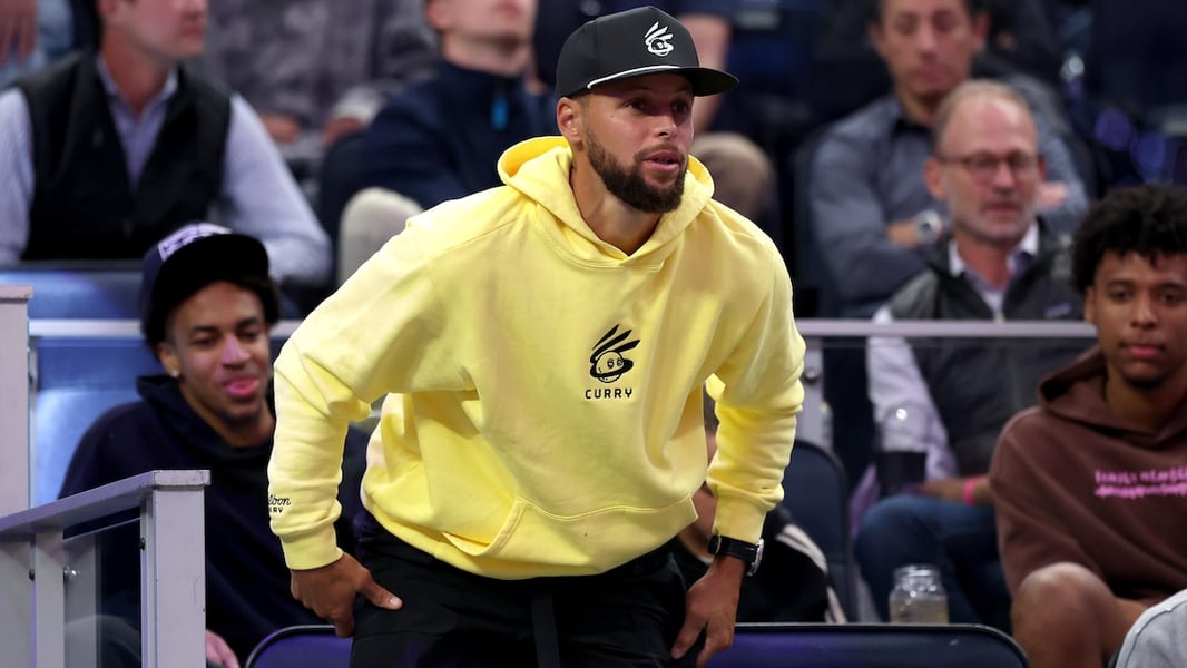 Stephen Curry at Golden State Warriors practice ahead of extension decision September 2026
