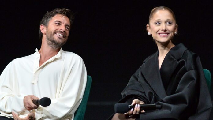 Ariana Grande and Jonathan Bailey in Wicked, announced for Sunday in the Park with George before the production was cancelled