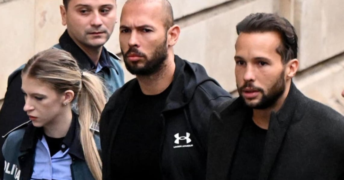 Andrew and Tristan Tate in court during Miami extradition proceedings for UK rape and trafficking charges