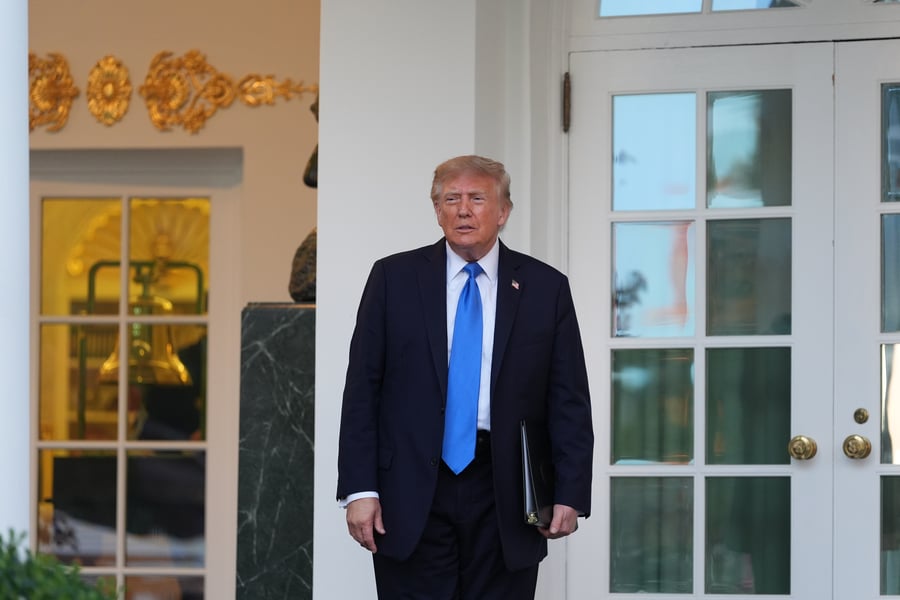 President Trump speaks at the White House as reports emerge of depleted US missile stockpiles in the Iran war