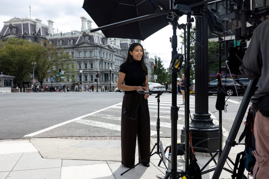 The White House in Washington DC — backdrop of CNN, Politico and MS NOW lawsuit over Trump press access ban