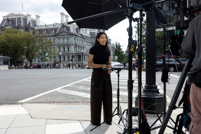The White House in Washington DC — backdrop of CNN, Politico and MS NOW lawsuit over Trump press access ban